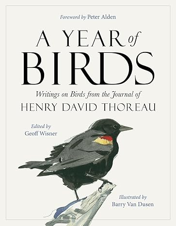Book cover A Year of Birds: Writings on Birds from the Journal of Henry David Thoreau