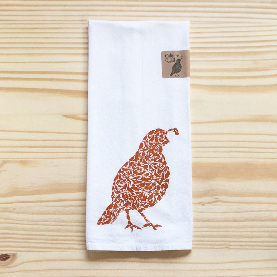 Native Birds Tea Towel