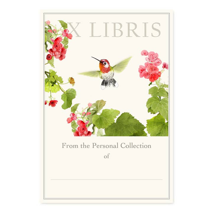 Birder Bookplates: Ex-Libris Stickers