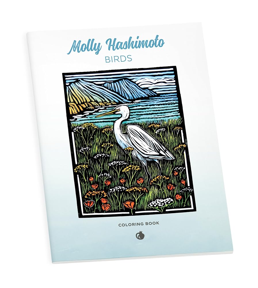 Molly Hashimoto's Birds Coloring Book cover image