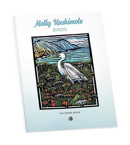 Molly Hashimoto's Birds Coloring Book cover image