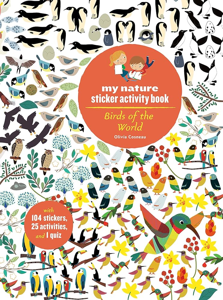 Birds of the World: My Nature Sticker Activity Book cover image