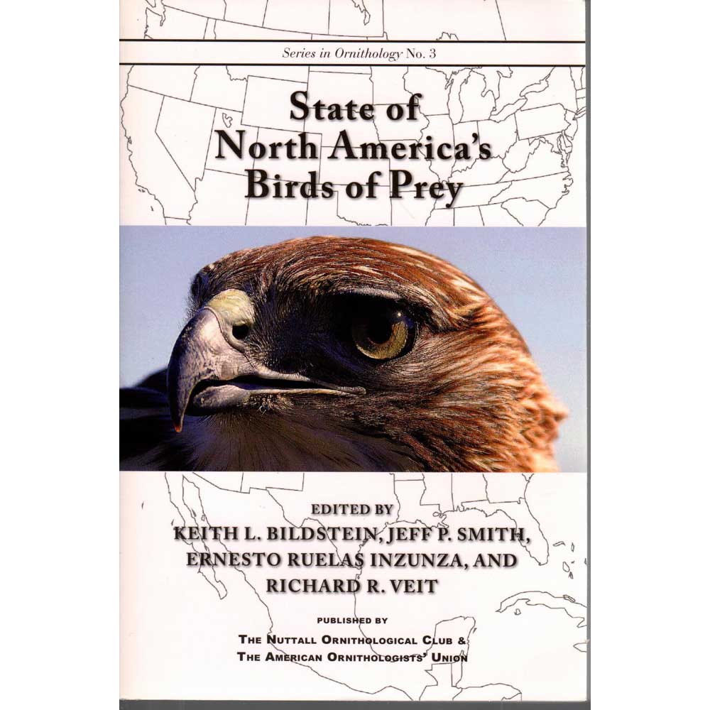 Book cover and/or sample page of State of North American Birds of Prey