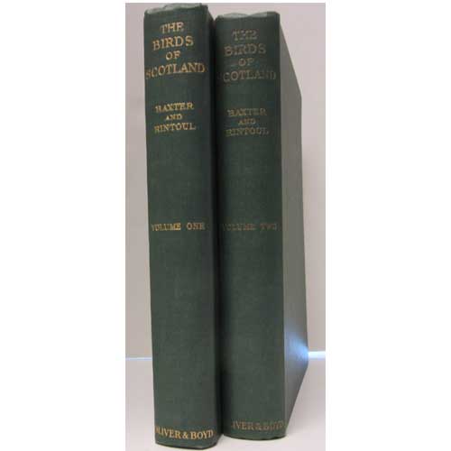 Book cover and/or sample page of The Birds of Scotland: Their History, Distribution, and Migration. Two Volumes