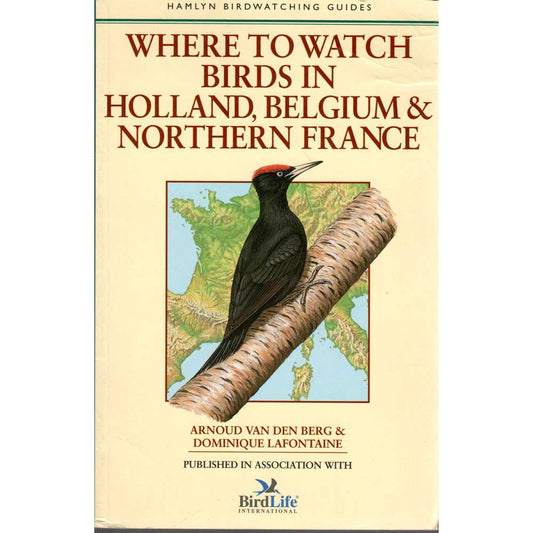Book cover and/or sample page of Where to Watch Birds in Holland, Belgium & Northern France
