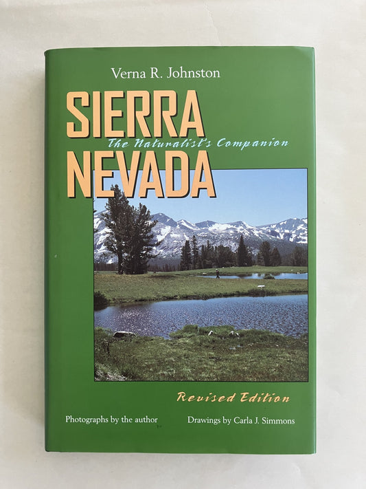 Sierra Nevada, the Naturalist's Companion cover