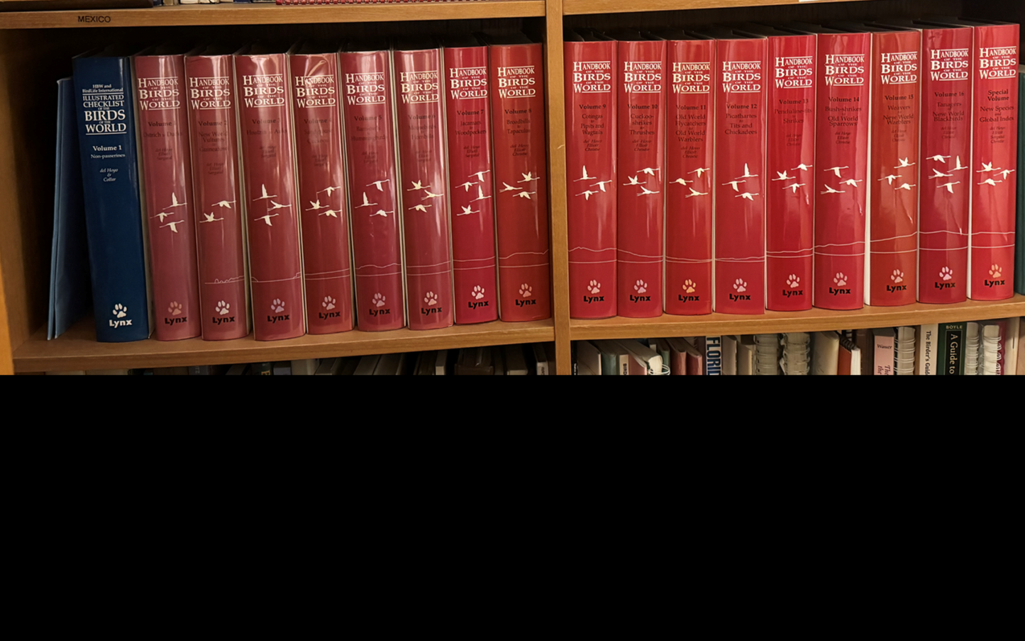 Handbook of the Birds of the World, Volumes 1 through 17 (plus Illustrated Checklist of the Birds of the World)