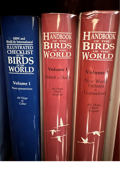 Handbook of the Birds of the World, Volumes 1 through 17 (plus Illustrated Checklist of the Birds of the World)