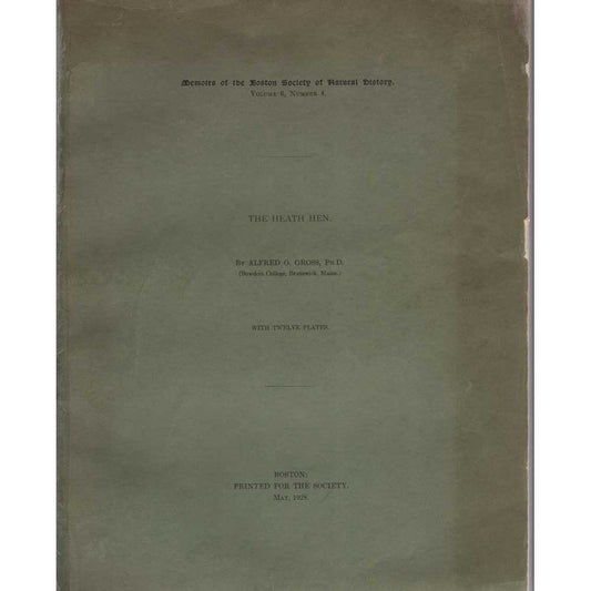 Book cover and/or sample page of The Heath Hen