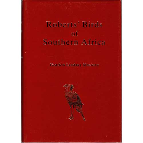 Book cover and/or sample page of Roberts' Birds of Southern Africa, Fifth edition