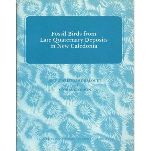 Book cover and/or sample page of Fossil Birds from Late Quaternary Deposits in New Caledonia