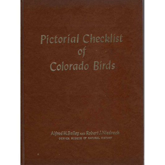 Pictorial Checklist of Colorado Birds cover
