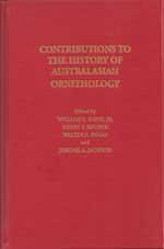 Book cover and/or sample page of Contributions to the History of Australasian Ornithology [Volume 1]. Memoirs of the Nuttall Ornithological Club, No. 14