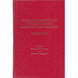 Book cover and/or sample page of Contributions to the History of North American Ornithology. Volume III