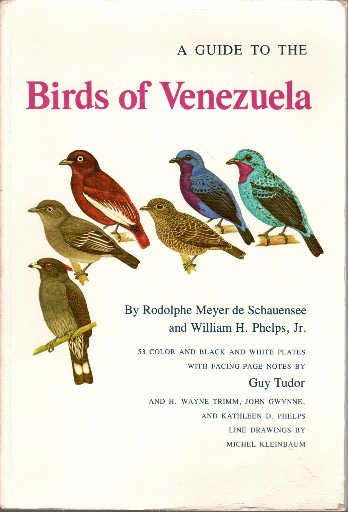 Book cover and/or sample page of A Guide to the Birds of Venezuela
