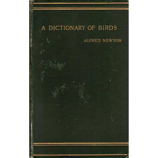 Book cover and/or sample page of A Dictionary of Birds