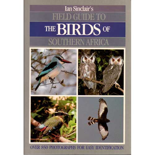 Book cover and/or sample page of Ian Sinclair's Field Guide to the Birds of Southern Africa