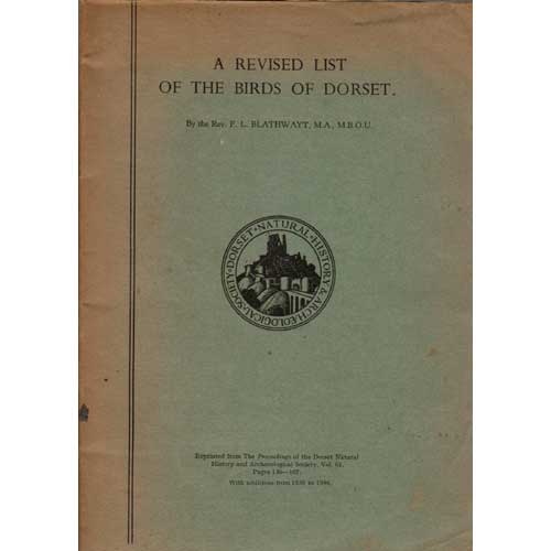 Book cover and/or sample page of A Revised List of the Birds of Dorset