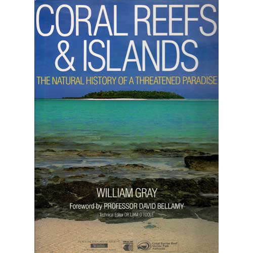 Book cover and/or sample page of Coral Reefs & Islands- The Natural History of a Threatened Paradise
