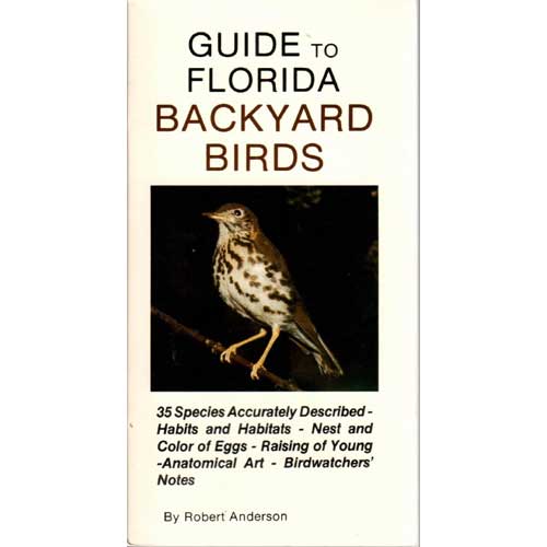 Book cover and/or sample page of Guide to Florida Backyard Birds