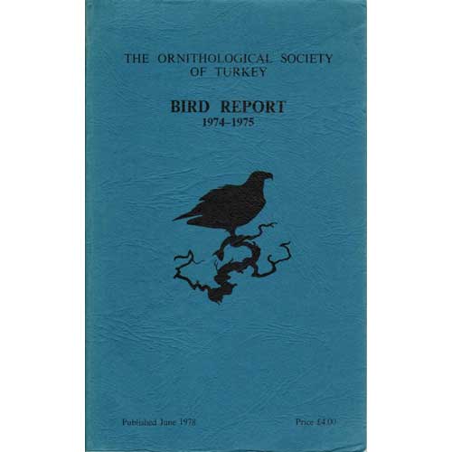Book cover and/or sample page of The Ornithological Society of Turkey Bird Report 1974-1973