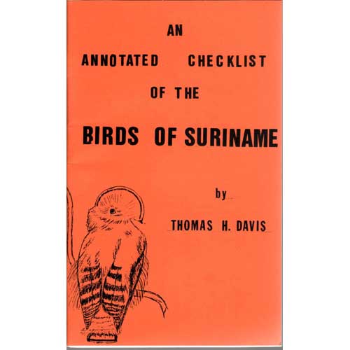 Book cover and/or sample page of An Annotated Checklist of the Birds of Suriname