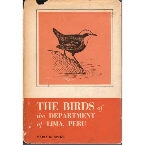 Book cover and/or sample page of The Birds of the Department of Lima, Peru