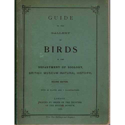 Book cover and/or sample page of Guide to the Gallery of Birds in the Department of Zoology [Second Edition]