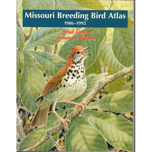Book cover and/or sample page of Missouri Breeding Bird Atlas: 1986-1992