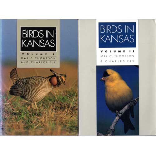 Birds in Kansas. Volumes I & II cover