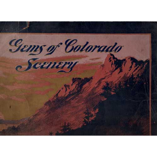 Book cover and/or sample page of Gems of Colorado Scenery