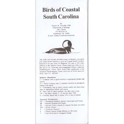 Birds of Coastal South Carolina cover