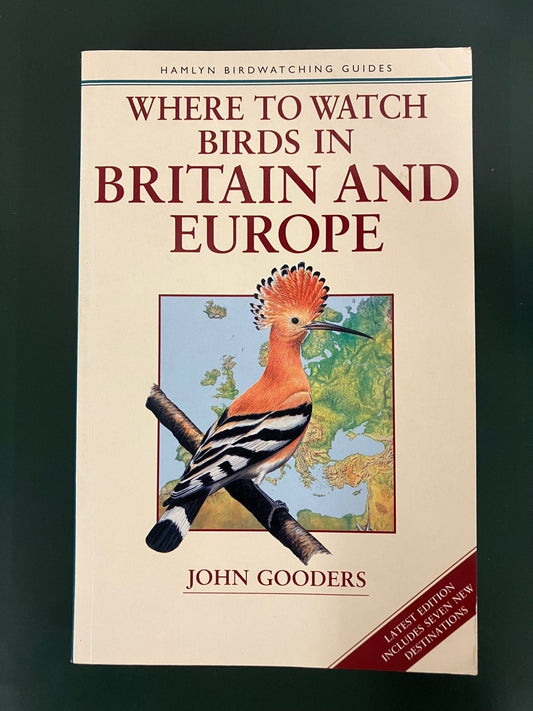 Book cover Where to Watch Birds In Britain and Europe
