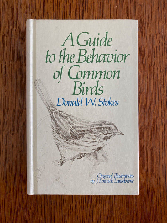 Book cover A Guide to the Behavior of Common Birds