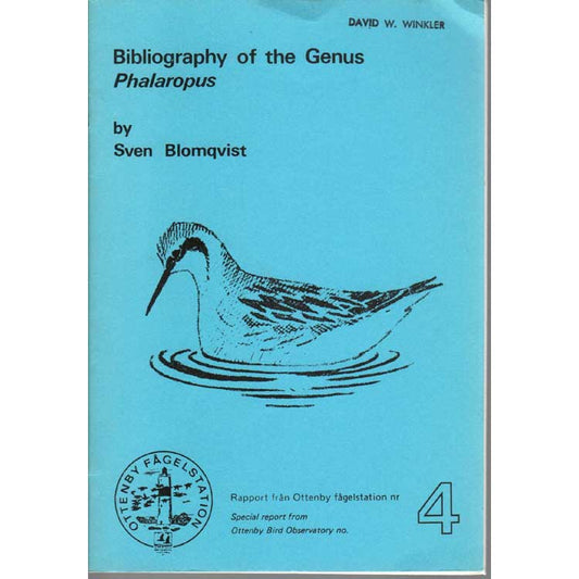 Book cover and/or sample page of Bibliography of the Genus Phalaropus