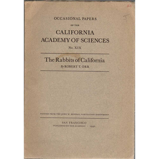 The Rabbits of California book cover