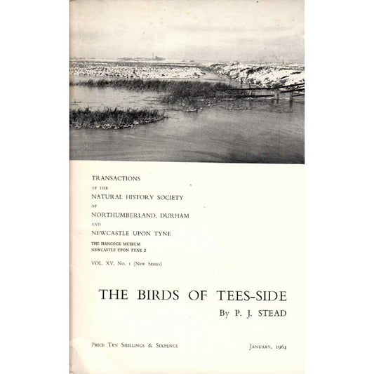 Book cover and/or sample page of The Birds of Tees-Side. Transactions of the Natural History Society Vol. XV, No.1 [New Series]