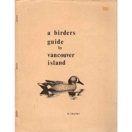 Book cover and/or sample page of A Birders Guide to Vancouver Island