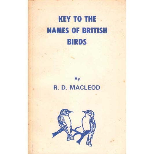 Book cover and/or sample page of Key to the Names of British Birds