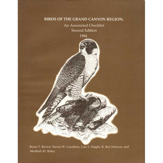 Book cover and/or sample page of Birds of the Grand Canyon Region: An Annotated Checklist Second Edition 1984