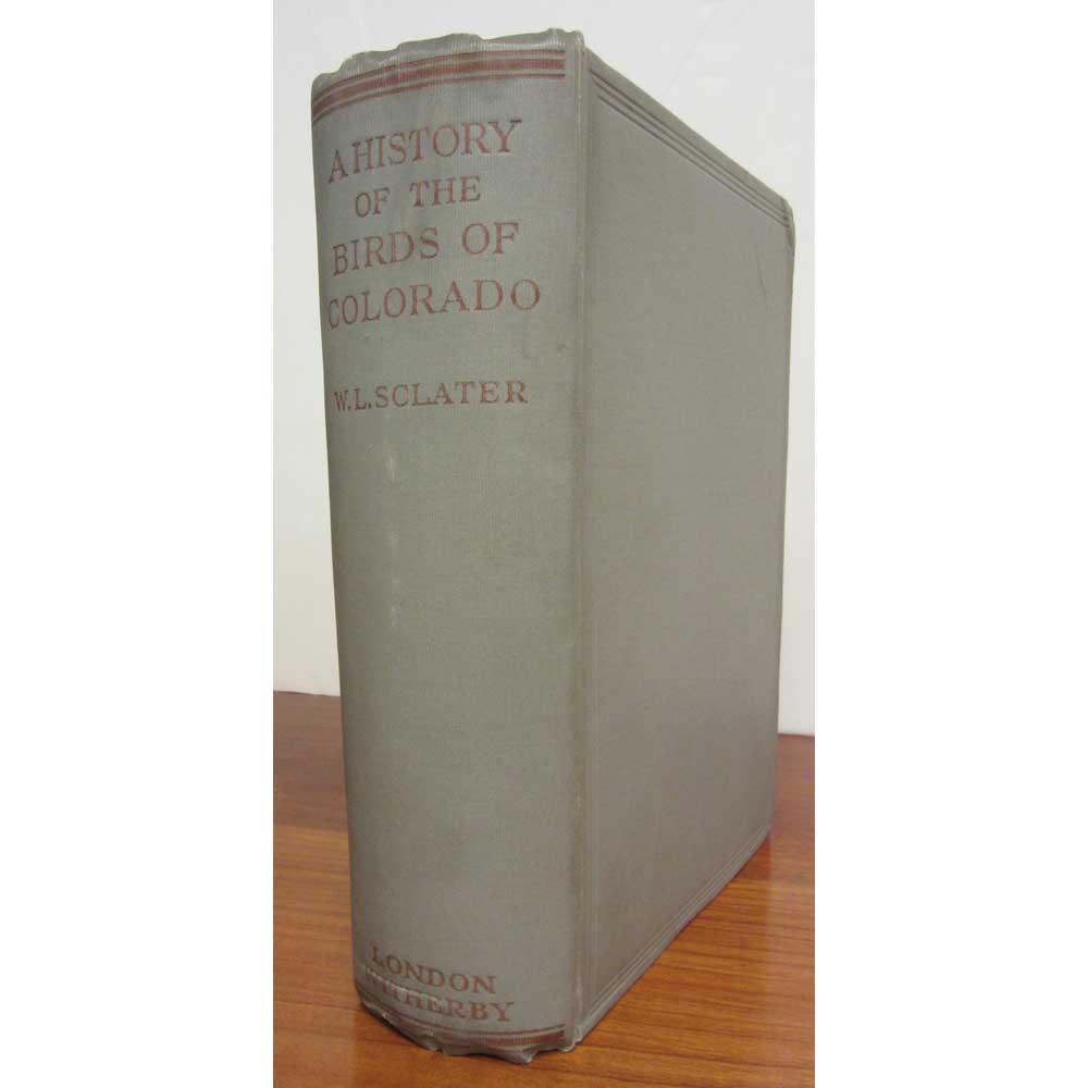 Book cover and/or sample page of A History of Colorado Birds