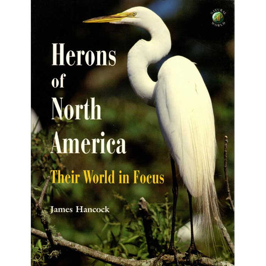 Book cover and/or sample page of Herons of North America- Their World in Focus