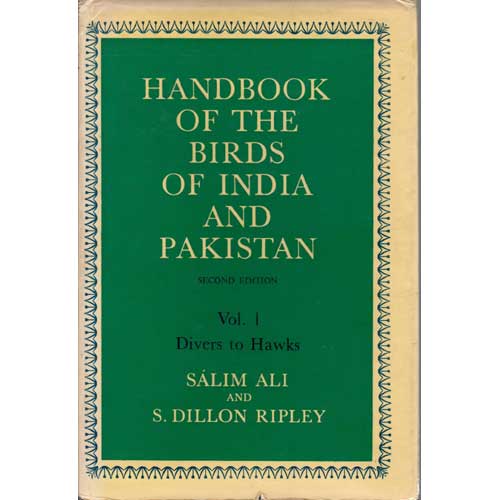 Book cover and/or sample page of Handbook of the Birds of India and Pakistan, Vol. 1, Second edition