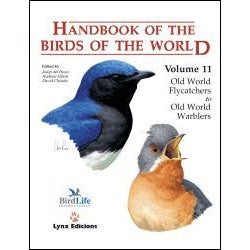Handbook of the Birds of the World, Volume 11: Old World Flycatchers to Old World Warblers cover