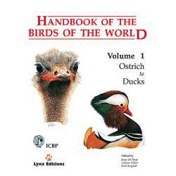 Handbook of the Birds of the World, Volume 1: Ostrich to Ducks [Used] cover