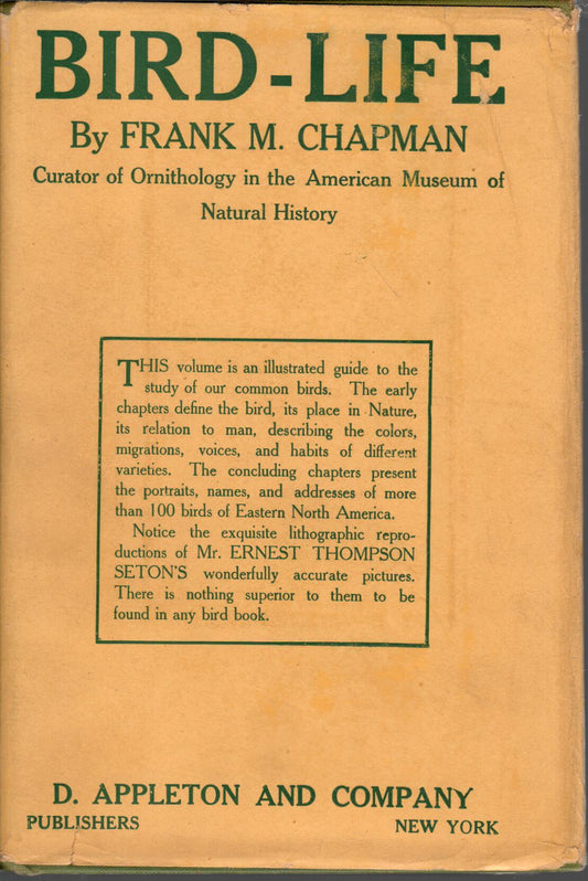 Book cover Bird Life: A Guide to the Study of Our Common Birds