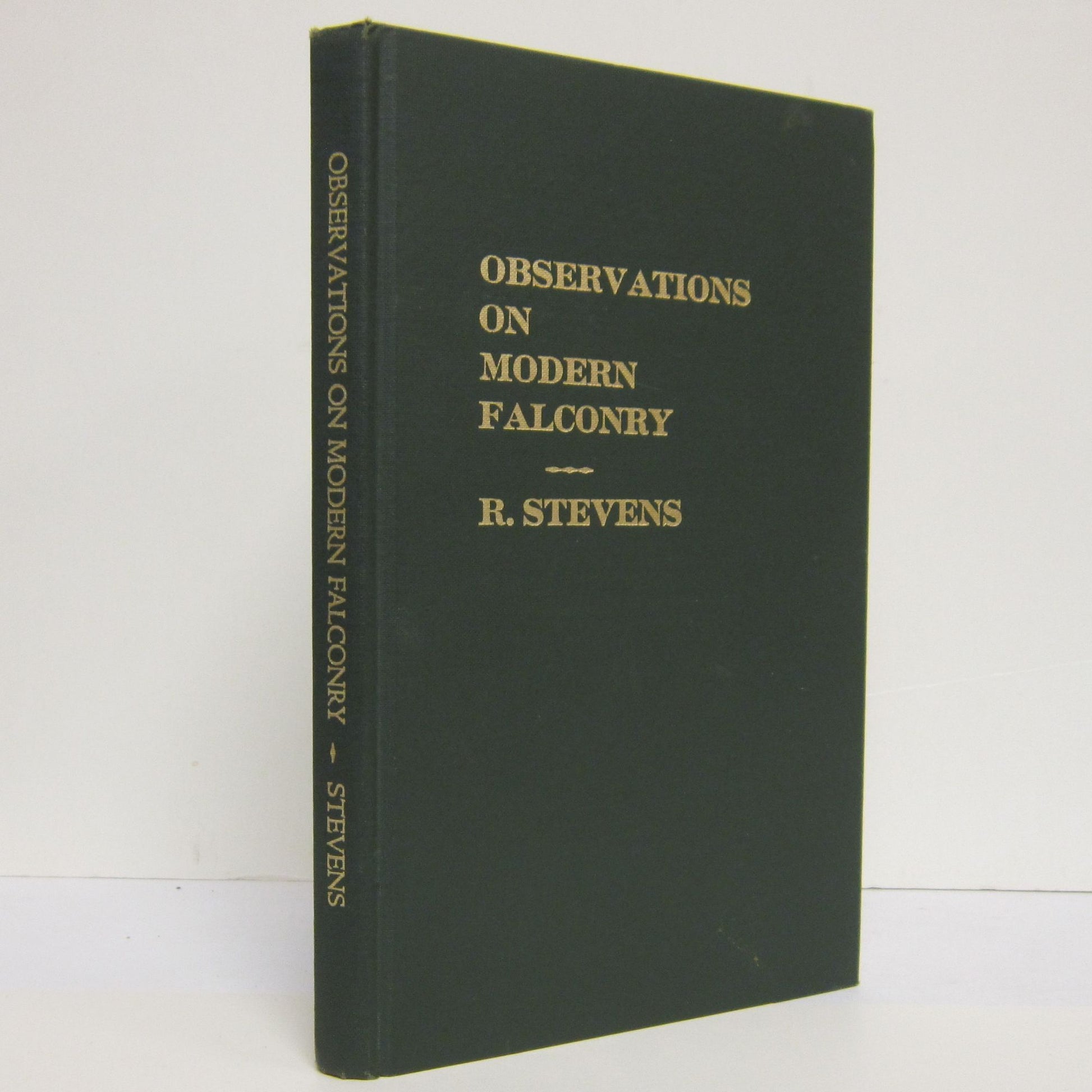 Book cover Observations on Modern Falconry