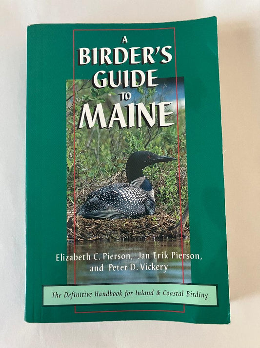 Book cover A Birder's Guide to Maine