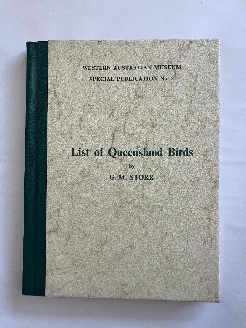 Book cover and/or sample page of List of Queensland Birds