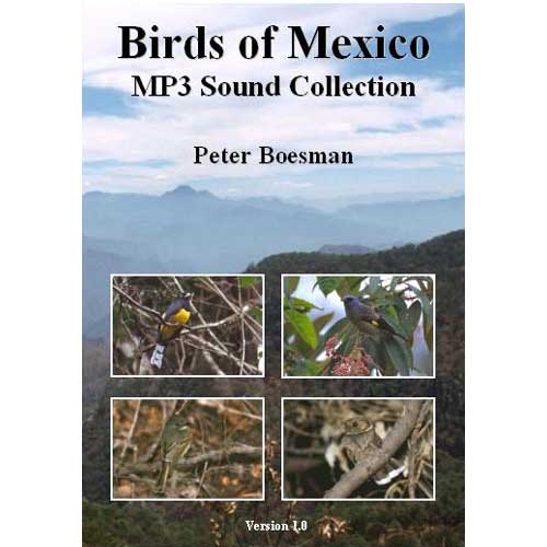 Book cover and/or sample page of Birds of Mexico: MP3 Sound Collection [CD]